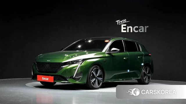 Peugeot 308 Third generation 2022 Зеленый из Кореи