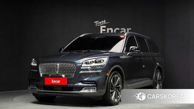 Lincoln Aviator 2nd generation 2022 Синий из Кореи