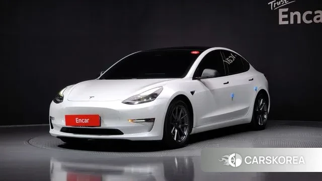Tesla Model 3 2021 Белый из Кореи