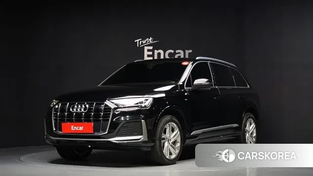 Audi Q7 (4M) 2022 Черный из Кореи