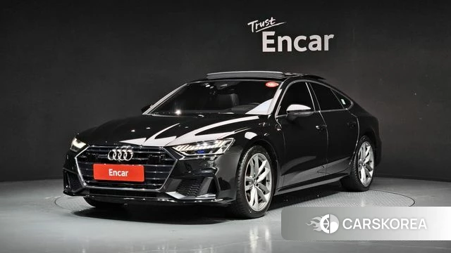 Audi A7 (4K) 2020 Черный из Кореи