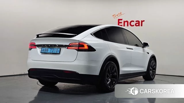Tesla Model X 2023 Белый из Кореи
