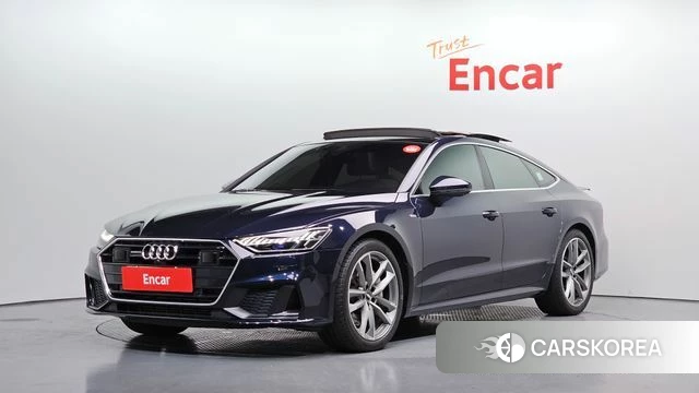 Audi A7 (4K) 2020 Синий из Кореи