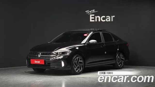 Volkswagen 7th Generation of Jetta 2023 Черный из Кореи