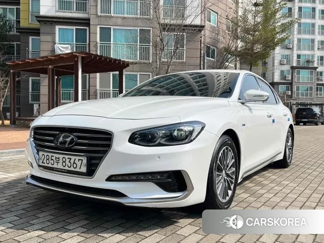 Hyundai Grandeur IG Hybrid 2019 Белый из Кореи