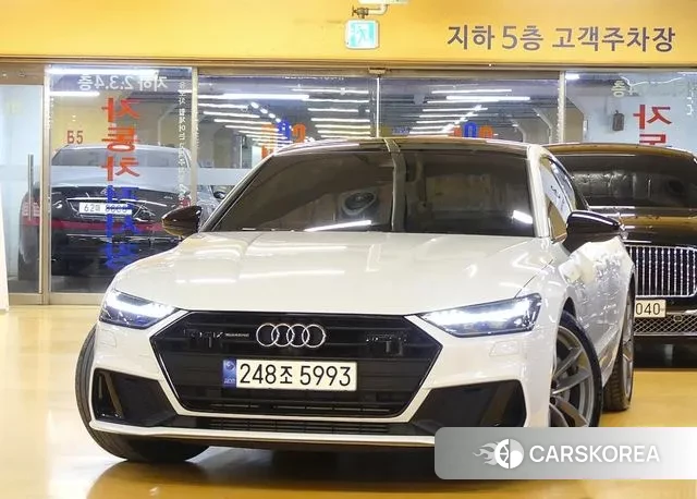 Audi A7 (4K) 2022 Белый из Кореи