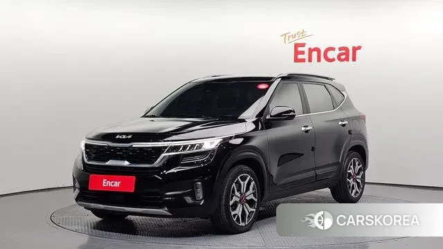 Kia Seltos 2022 Черный из Кореи