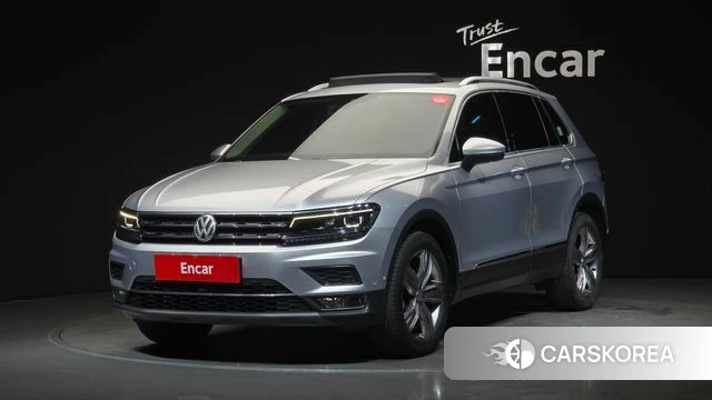 Volkswagen Tiguan second Generation 2018 Серебряный из Кореи