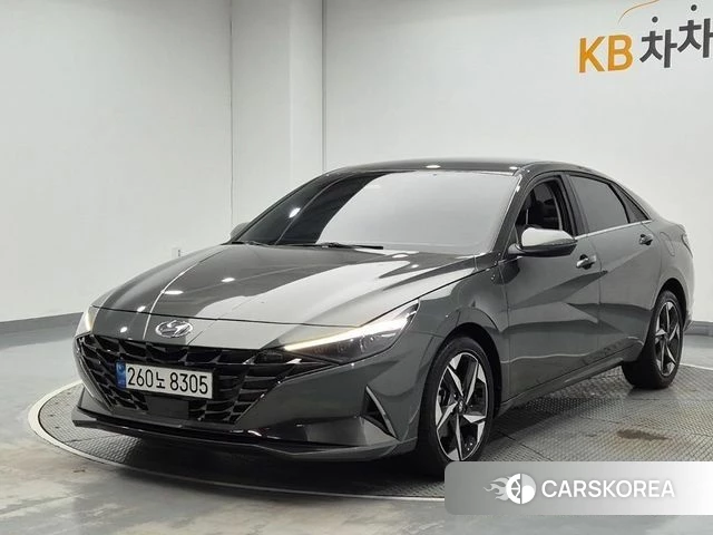 Hyundai Avante (CN7) 2021 Серый из Кореи