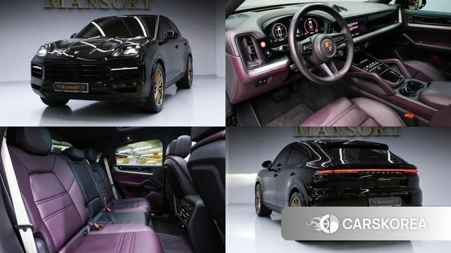 Porsche Cayenne (PO536) 2024 Черный из Кореи