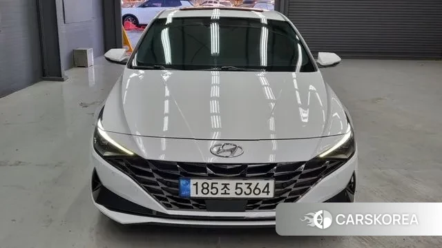 Hyundai Avante (CN7) 2020 Белый из Кореи