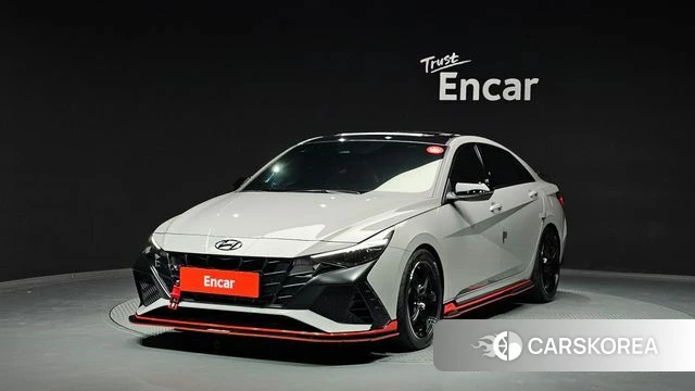 Hyundai The New Avante (CN7) 2023 Серебристо-серый из Кореи