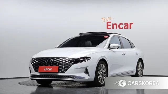 Hyundai The New Grandeur IG Hybrid 2021 Белый из Кореи