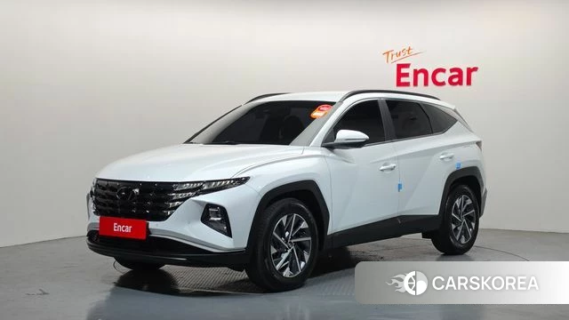 Hyundai Tucson Hybrid (NX4) 2021 Белый из Кореи