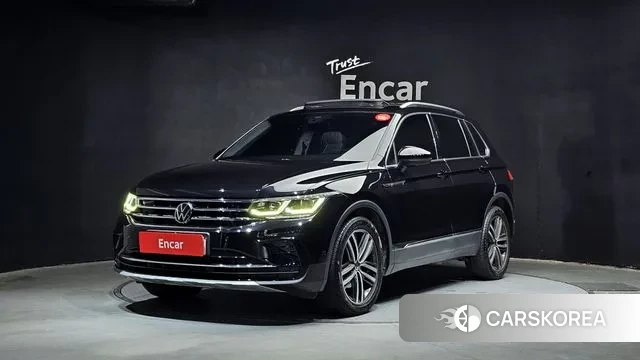 Volkswagen Tiguan second Generation 2022 Черный из Кореи
