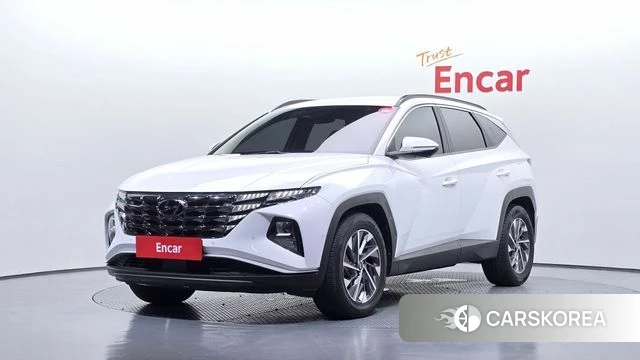 Hyundai Tucson (NX4) 2021 Белый из Кореи