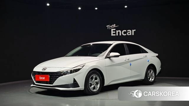 Hyundai Avante (CN7) 2020 Белый из Кореи