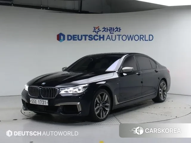 BMW 7 Series (G11) 2018 Черный из Кореи