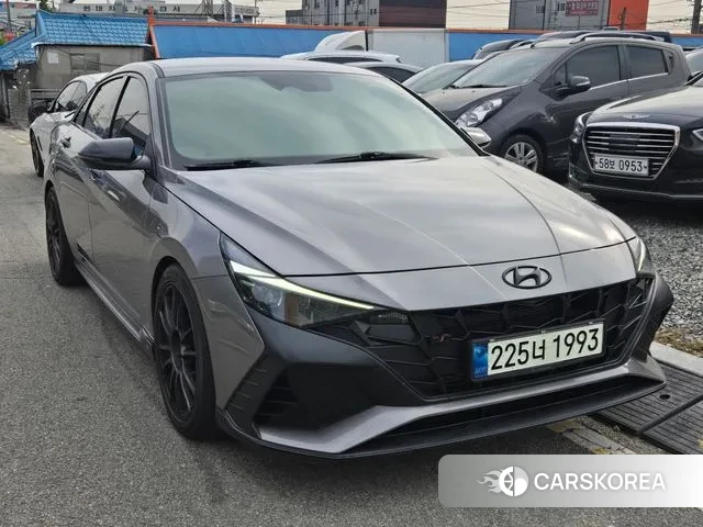 Hyundai Avante (CN7) 2022 Серый из Кореи