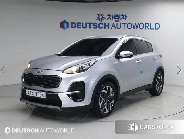 Kia Sportage The Bold 2019 Серебристо-серый из Кореи
