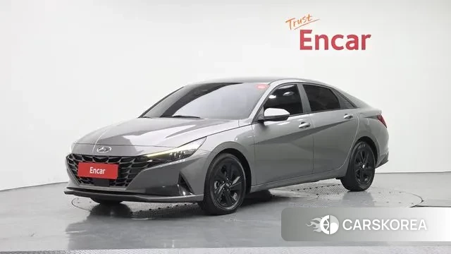 Hyundai Avante Hybrid (CN7) 2021 Серебристо-серый из Кореи