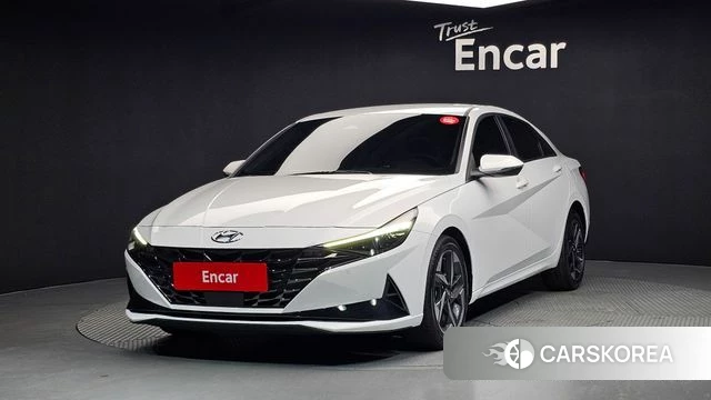 Hyundai Avante (CN7) 2020 Белый из Кореи