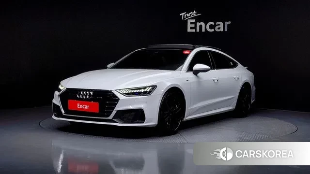 Audi A7 (4K) 2020 Белый из Кореи