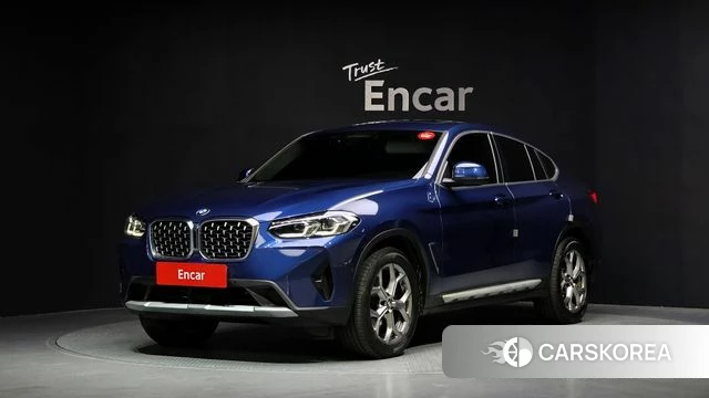BMW X4 (G02) 2021 Синий из Кореи