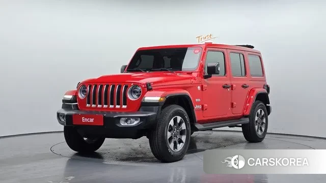 Jeep Wrangler (JL) 2021 Красный из Кореи