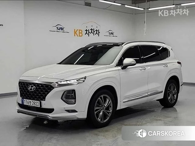 Hyundai Santa Fe TM 2018 Белый из Кореи