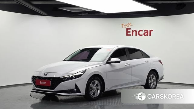 Hyundai Avante (CN7) 2021 Белый из Кореи