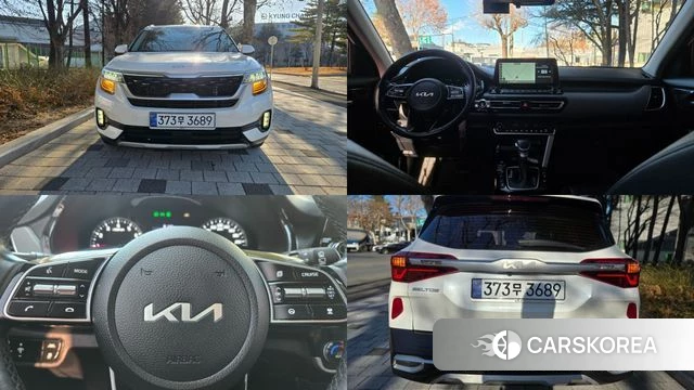 Kia Seltos 2021 Белый из Кореи