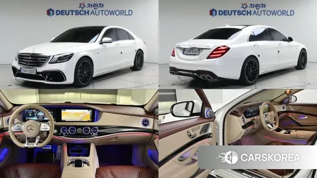 Mercedes-Benz S-Class W222 2020 Белый из Кореи