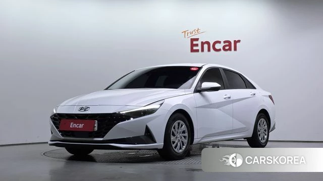 Hyundai Avante (CN7) 2022 Белый из Кореи