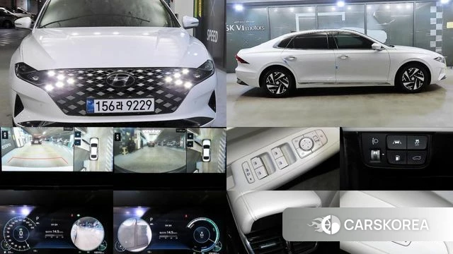 Hyundai The New Grandeur IG Hybrid 2022 Белый из Кореи