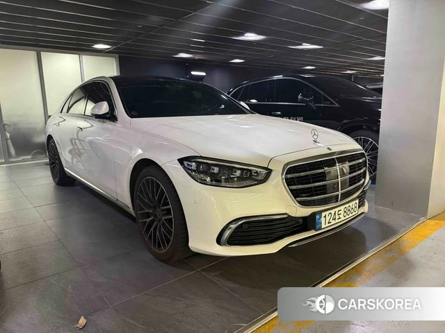 Mercedes-Benz S-Class W223 2021 Жемчужный цвет из Кореи