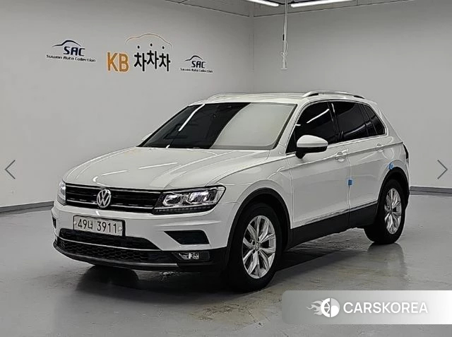 Volkswagen Tiguan second Generation 2018 Белый из Кореи