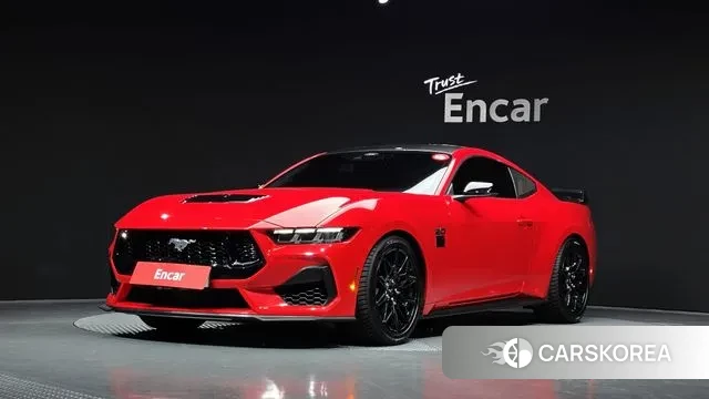 Ford Mustang 7th Generation 2024 Красный из Кореи