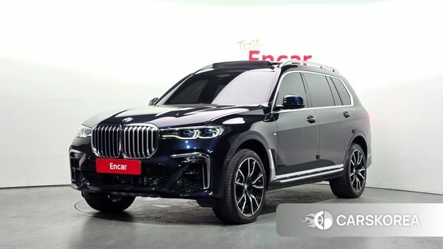 BMW X7 (G07) 2021 Синий из Кореи