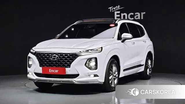 Hyundai Santa Fe TM 2019 Белый из Кореи