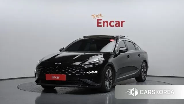 Kia K8 Hybrid 2021 Черный из Кореи