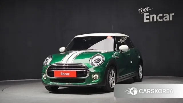 Mini Cooper 2021 Зеленый из Кореи