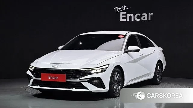 Hyundai The New Avante (CN7) 2023 Белый из Кореи