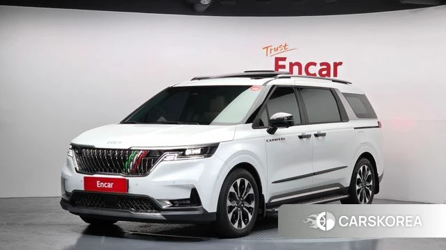 Kia The New Carnival 4th Generation 2023 Белый из Кореи
