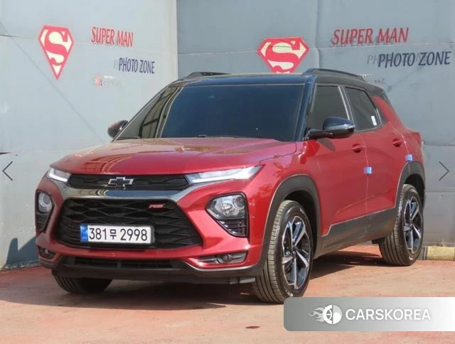 Chevrolet (GM Daewoo) Trailblazer 2022 Красный из Кореи