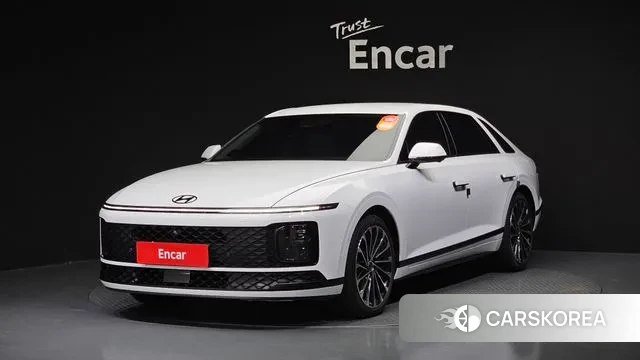 Hyundai Grandeur Hybrid (GN7) 2024 Белый из Кореи