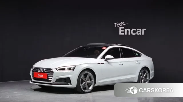 Audi A5 (F5) 2019 Белый из Кореи