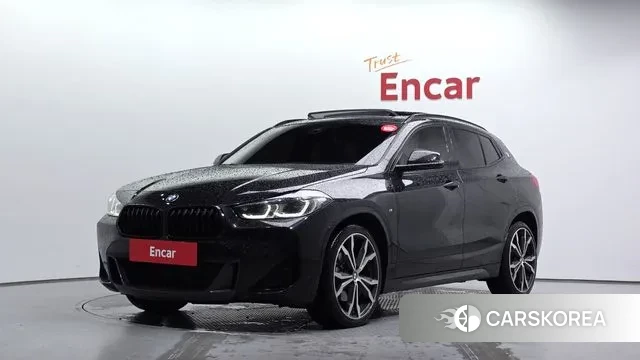 BMW X2 (F39) 2022 Черный из Кореи