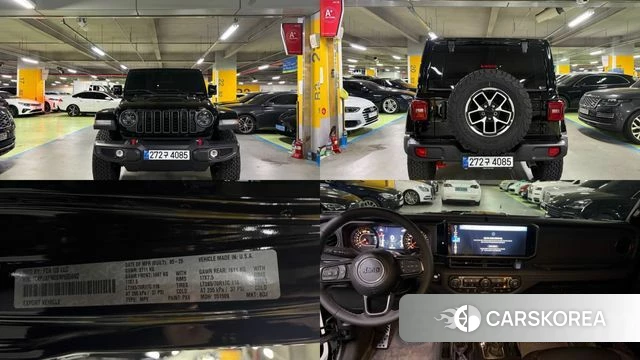Jeep Wrangler (JL) 2025 Черный из Кореи
