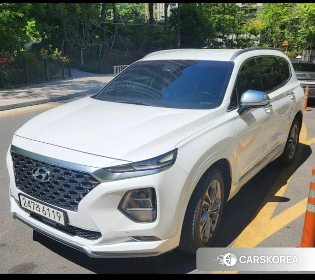 Hyundai Santa Fe TM 2019 Белый из Кореи